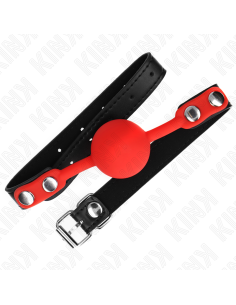 KINK - RED SILICONE BALL 4 CM GAG 60 x 2 CM