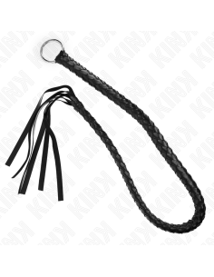 KINK - SNAKE WHIP WITH BLACK HAND RING 65 CM