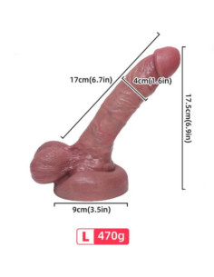 ARMONY - REALISTIC LIQUID SILICONE DILDO 17 CM