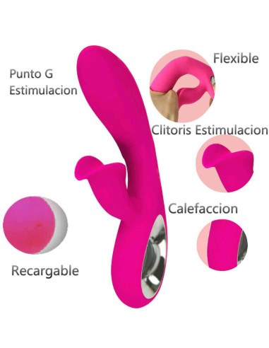 ARMONY - DARO VIBRATOR & PULL RING STIMULATOR FUCHSIA 1 