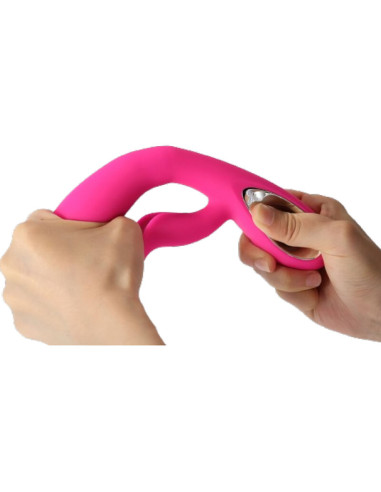 ARMONY - VIBRATEUR DARO & STIMULATEUR ANNEAU DE TIRAGE FUCHSIA 2 