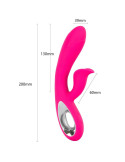 ARMONY - VIBRATEUR DARO & STIMULATEUR ANNEAU DE TIRAGE FUCHSIA 3 