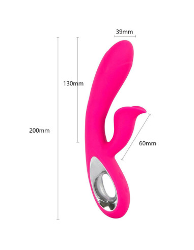 ARMONY - VIBRATEUR DARO & STIMULATEUR ANNEAU DE TIRAGE FUCHSIA 3 