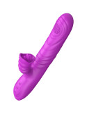 ARMONY - VIBRATEUR MULTIFONCTION ANGELIA AVEC LANGUE STIMULANTE EFFET CHALEUR VIOLET 1 