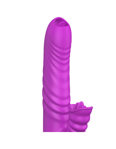 ARMONY - ANGELIA MULTIFUNCTION VIBRATOR DOUBLE TONGUE VIOLET HEAT EFFECT 4 