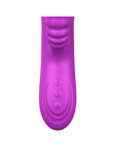 ARMONY - VIBRATEUR MULTIFONCTION ANGELIA DOUBLE LANGUE EFFET CHALEUR VIOLET 5 