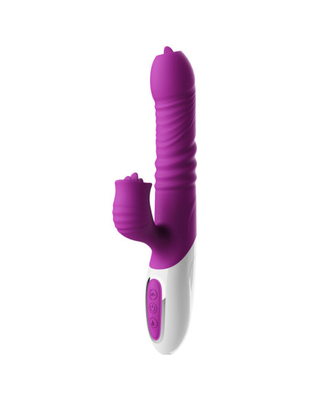 ARMONY - DOUBLE TONGUE VIBRATOR & THRUSTING VIOLET HEAT EFFECT 1 