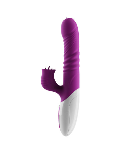 ARMONY - DOUBLE TONGUE VIBRATOR & THRUSTING VIOLET HEAT EFFECT 2 