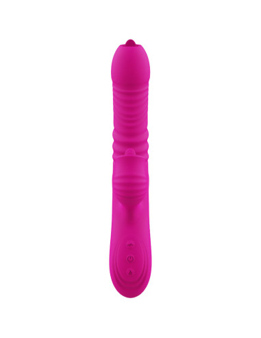 ARMONY - VIBRATEUR MULTIFONCTION DOUBLE LANGUE FANNY EFFET CHALEUR FUCHSIA 6 