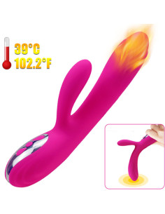 ARMONY - FLEXIBLE VIBRATOR & STIMULATOR WITH FUCHSIA HEAT EFFECT 1 