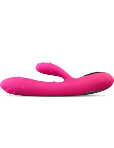 ARMONY - VIBRATEUR & STIMULATEUR FLEXIBLE EFFET CHALEUR FUCHSIA 6 