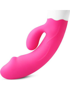 ARMONY - HAPPY VIBRATOR & RECHARGEABLE FUCHSIA STIMULATOR 1 