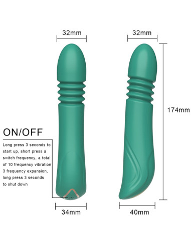 ARMONY - VIBRATEUR ET POUSSÉE VERT G-SPOT 2 