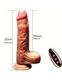 ARMONY - REALISTIC DILDO VIBRATOR & THRUSTING REMOTE CONTROL 22.5 CM 5 