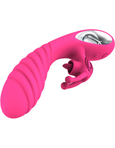 ARMONY - VICKY RABBIT VIBRATOR WITH FUCHSIA PULL RING TONGUE 4 