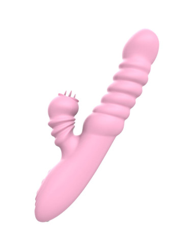 ARMONY - VIBRATOR MULTIFUNCTION WITH STIMULATING TONGUE HEAT EFFECT PINK 3 