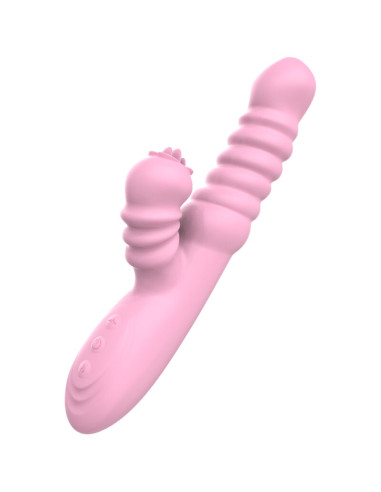 ARMONY - VIBRATOR MULTIFUNCTION WITH STIMULATING TONGUE HEAT EFFECT PINK 5 