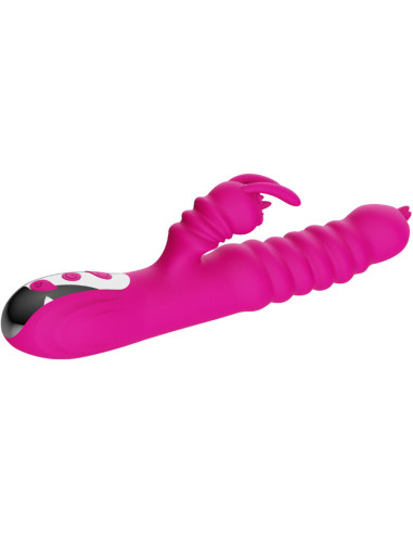 ARMONY - VIBRATEUR MULTIFONCTION RABBIT DOUBLE LANGUE EFFET CHALEUR FUCHSIA 3 