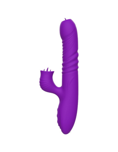 ARMONY - FULLY G SPOT RABBIT VIBRATOR WITH STIMULATING TONGUE VIOLET HEAT EFFECT 4 