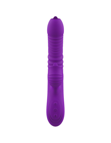 ARMONY - FULLY G SPOT RABBIT VIBRATOR WITH STIMULATING TONGUE VIOLET HEAT EFFECT 6 