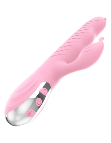 ARMONY - VIBRATEUR MARCIA & POUSSÉE DOUBLE LANGUE EFFET CHALEUR ROSE 5 