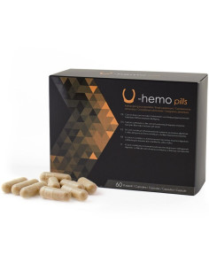 500 COSMETICS - U-HEMO CAPSULES TO PREVENT HEMORRHOIDS -...