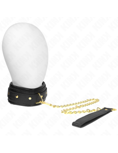 KINK - NECKLACE WITH SPONGE IMITATION LEATHER STRAP MODEL...