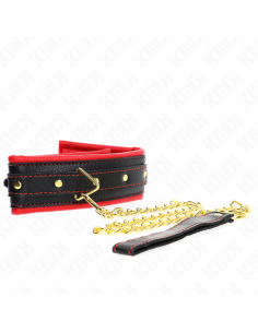 KINK - NECKLACE WITH SPONGE IMITATION LEATHER STRAP MODEL...