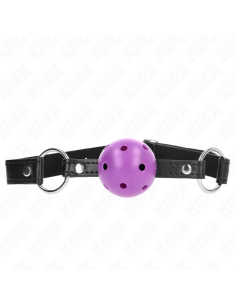 KINK - HOLLOW HARD PURPLE BALL 4.5 CM GAG 63.5 X 2 CM