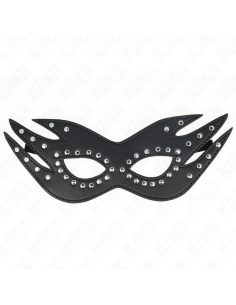 KINK - LEATHERETTE MASK WITH RIVETS MODEL 3 26 x 9.5 CM