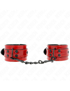 KINK - DARK RED WRIST CUFFS 23 X 5 CM