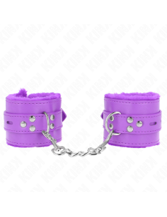 KINK - FUR LINED WRIST RESTRAINTS WITH SQUARE HOLES...