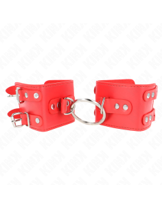 KINK - FIXED WRIST RESTRAINTS WITH RING AND STUDS...