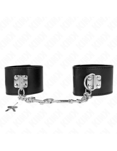 KINK - WRIST RESTRAINTS WITH PADLOCK CLOSURE BLACK...