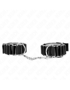 KINK - HINGE-LIKE THIN WRIST RESTRAINTS BLACK ADJUSTRABLE...