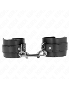 KINK - WRIST RESTRAINTS-SINGLE RIVET ROW AND BIG BUCKLE...