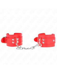 KINK - SIMPLE WRIST RESTRAINTS RED ADJUSTABLE 20-23 CM X...