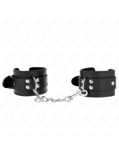 KINK - SIMPLE WRIST RESTRAINTS BLACK ADJUSTABLE 20-23 CM...