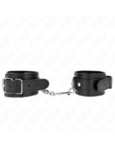 KINK - THIN WRIST RESTRAINTS BLACK ADJUSTABLE 21-33 CM