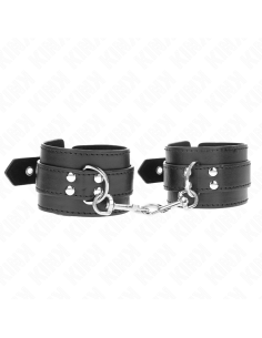 KINK - WRIST RESTRAINTS WITH STUDS 35 X 6 CM