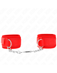 KINK - NEOPRENE WRIST RESTRAINTS RED 42 X 5 CM