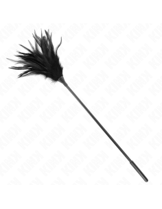 KINK - MULTIPLE BLACK TICKLE FEATHERS 45 CM 1 