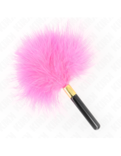 KINK - PLUMES TICKLE EN MÉTAL DORÉ FUCHSIA 18 CM 1 