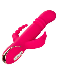 CALEXOTICS - JACK FANTASY TRIPLE HEATED VIBRATOR RABBIT PINK 1 