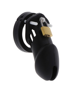 HIDDEN DESIRE - EXTREME CAGE DE CHASTETÉ SILICONE TAILLE L NOIR 1 