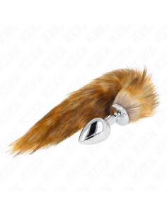 KINK - ANAL PLUG SIZE L 10 X 4 CM WITH SYNTHETIC TAIL 40 CM BROWN 1 