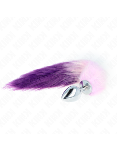 KINK - ANAL PLUG SIZE L 10 X 4 CM WITH SYNTHETIC TAIL 40 CM PURPLE 1 