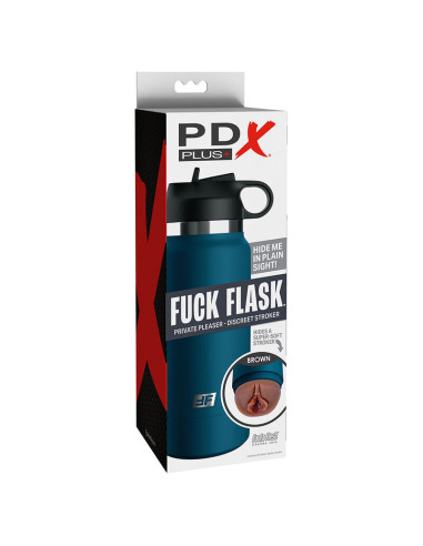 PDX PLUS - FUCK FLASK VAGINE DISCRET STROKER BROWN MODEL 1 7 