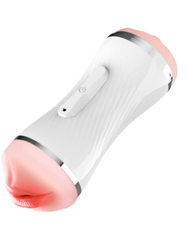 ARMONY - DOPPELTER VAGINA- UND MUNDVIBRATOR MASTURBATOR WEISS 3 